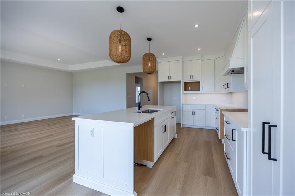 222 Schooner Drive, Port Dover, ON - Indoor Photo Showing Kitchen With Double Sink
