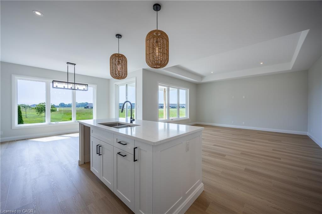 222 Schooner Drive, Port Dover, ON - Indoor Photo Showing Kitchen With Double Sink