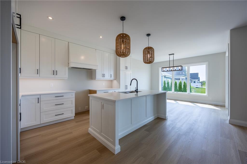 222 Schooner Drive, Port Dover, ON - Indoor Photo Showing Kitchen With Upgraded Kitchen