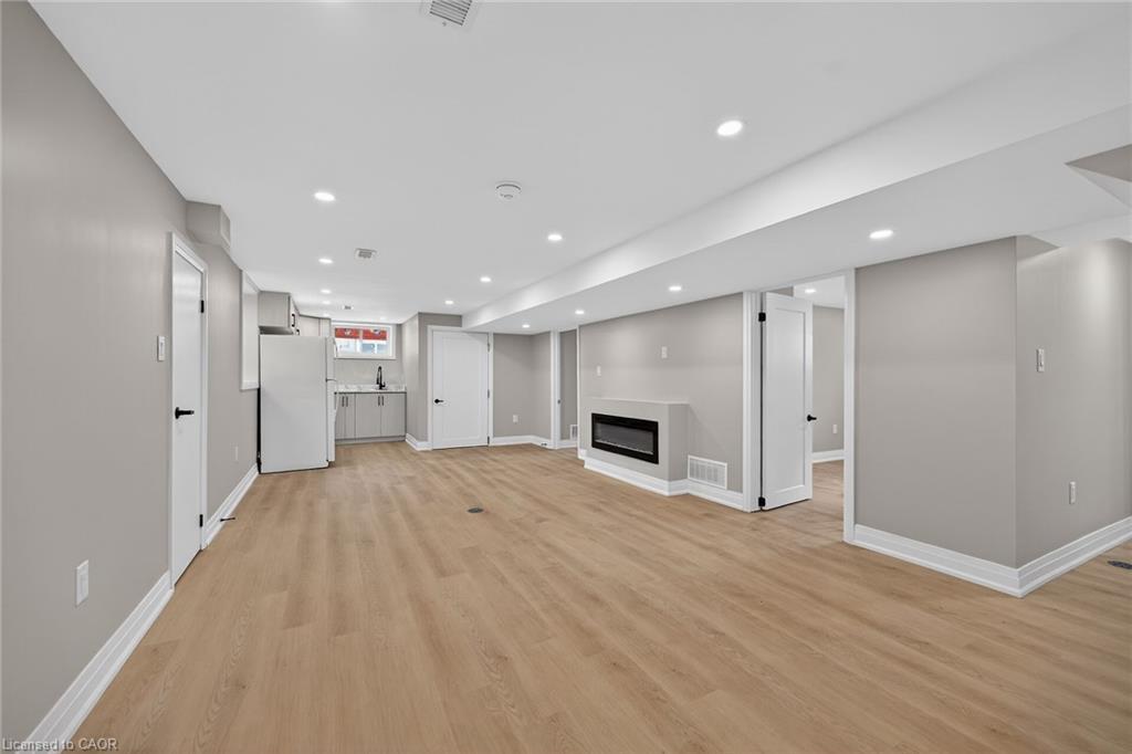 84 Blanmora Drive, Hamilton, ON - Indoor Photo Showing Other Room With Fireplace