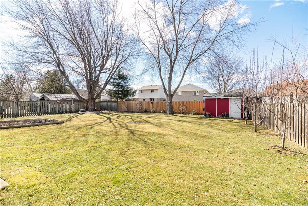 91 Thorburn Street S, Cayuga, ON - Outdoor With Backyard