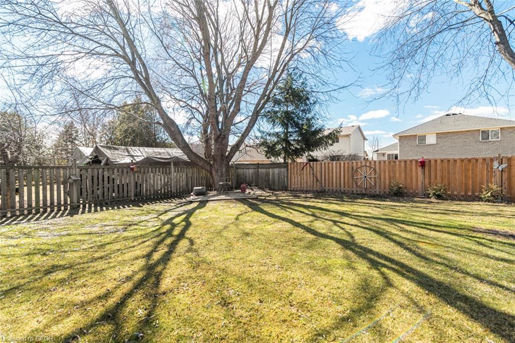91 Thorburn Street S, Cayuga, ON - Outdoor With Backyard