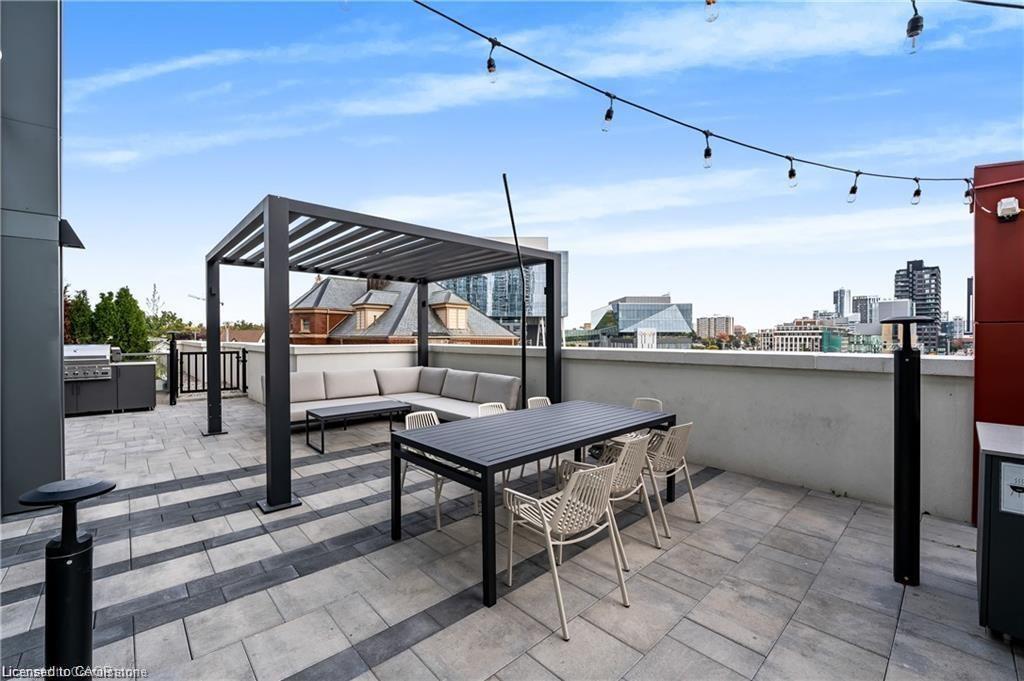 405-5 Wellington Street S, Kitchener, ON - Outdoor With Deck Patio Veranda