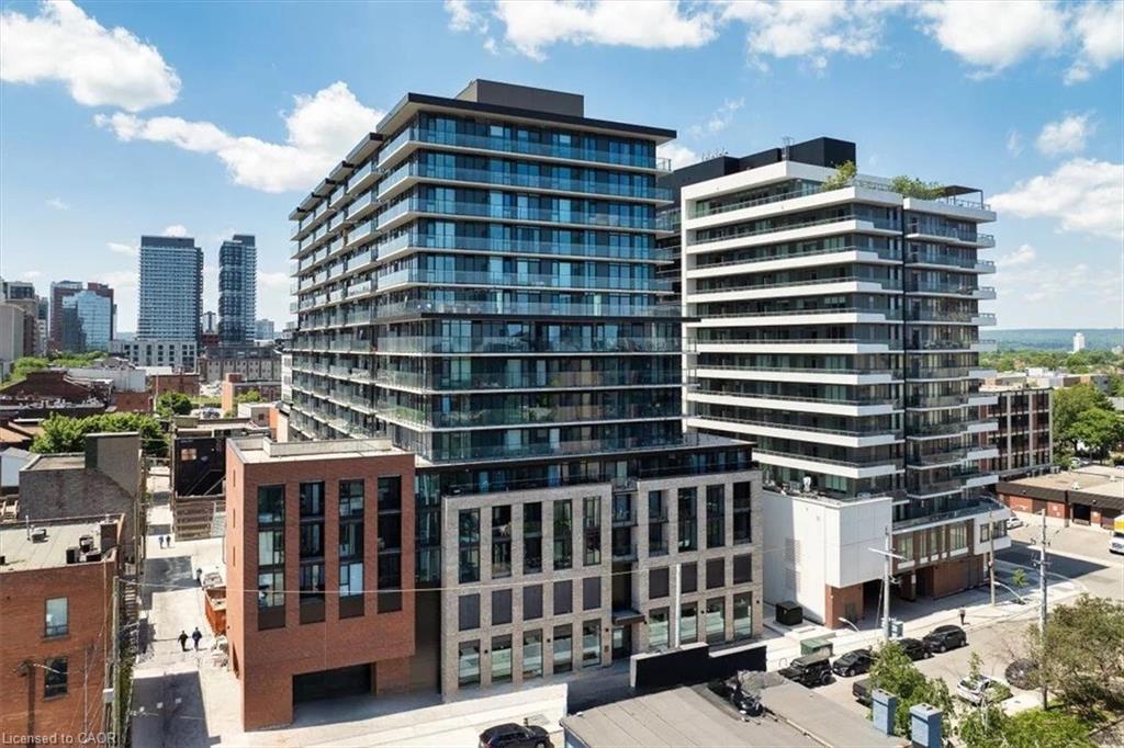 1418-1 Jarvis Street, Hamilton, ON - Outdoor With Balcony With Facade