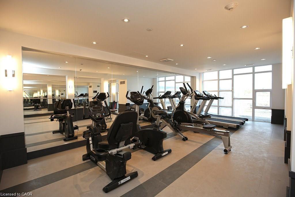 108-10 Concord Place, Grimsby, ON - Indoor Photo Showing Gym Room