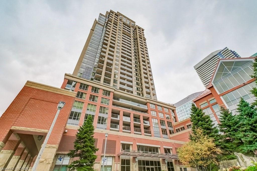 701-4080 Living Arts Drive, Mississauga, ON - Outdoor With Balcony With Facade