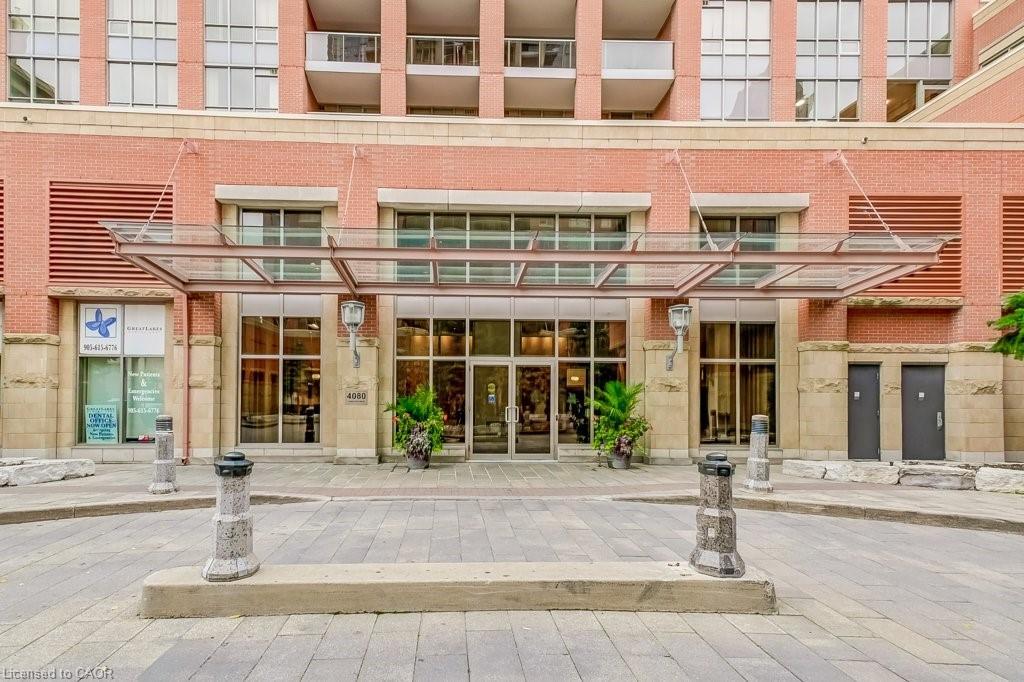 701-4080 Living Arts Drive, Mississauga, ON - With Facade