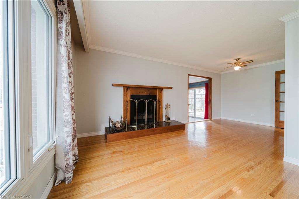1209 Valentine Drive, Cambridge, ON - Indoor Photo Showing Other Room With Fireplace