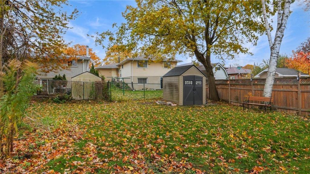 55 Silver Aspen Crescent, Kitchener, ON - Outdoor With Backyard