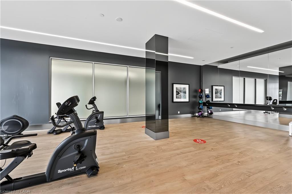 Ph03-65 Speers Road, Oakville, ON - Indoor Photo Showing Gym Room