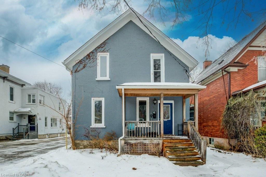 52 Chapel Street, Kitchener, ON - Outdoor With Deck Patio Veranda With Facade