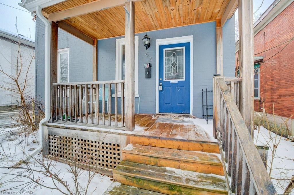 52 Chapel Street, Kitchener, ON - Outdoor With Deck Patio Veranda