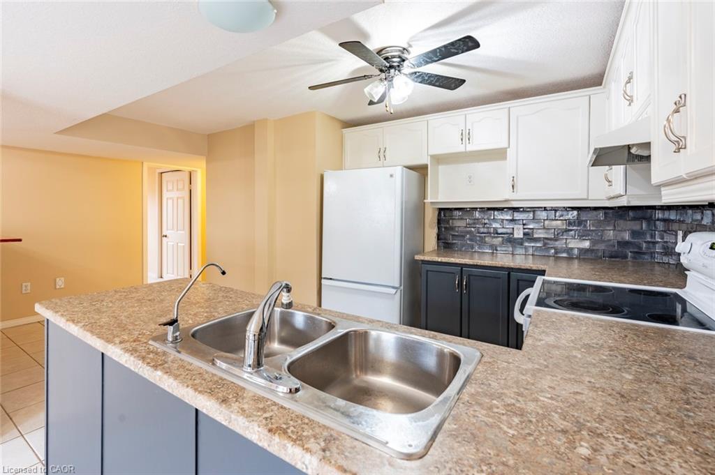 Lower-79 Munroe Crescent, Guelph, ON - Indoor Photo Showing Kitchen With Double Sink
