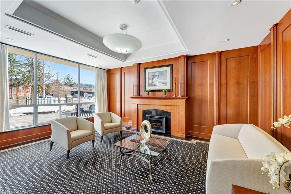 506-1770 Main Street W, Hamilton, ON - Indoor With Fireplace