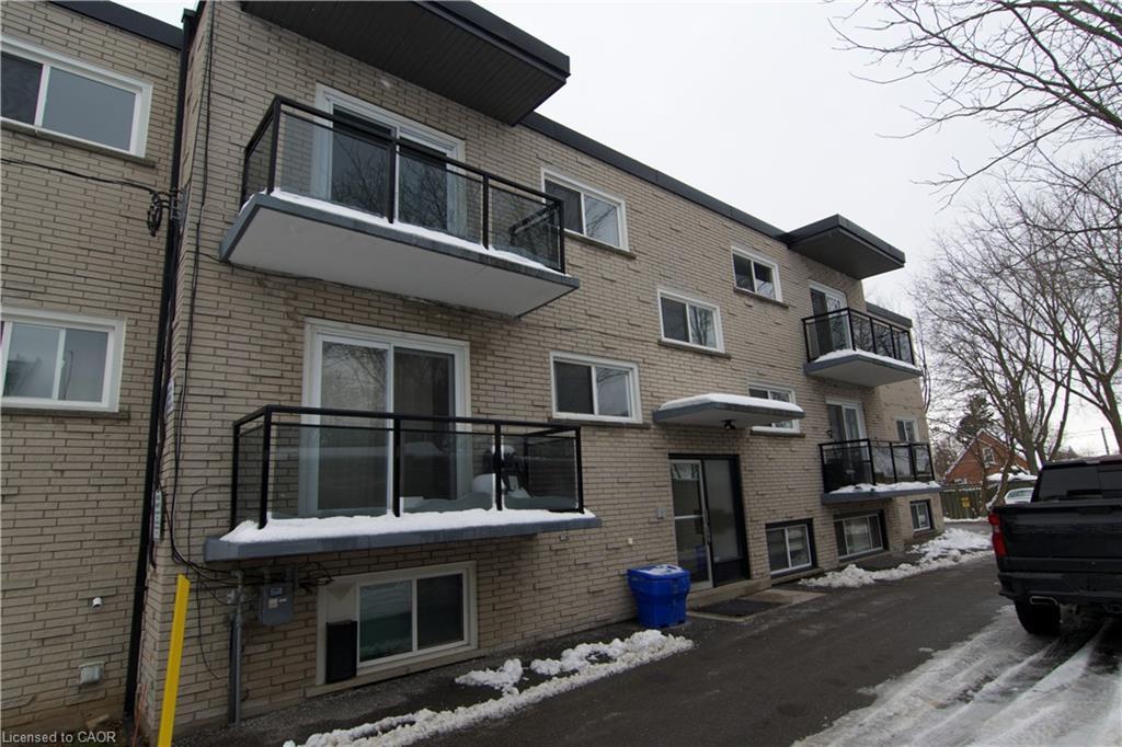 304-122 Sixth Avenue, Kitchener, ON - Outdoor With Balcony