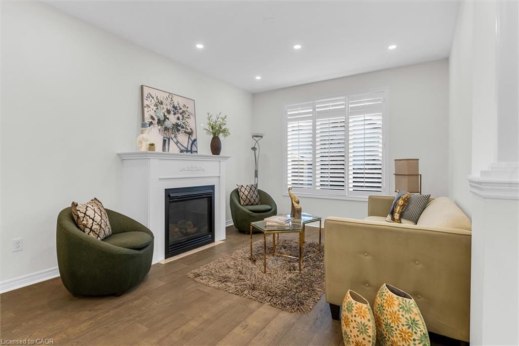 4838 Columbus Drive, Burlington, ON - Indoor Photo Showing Other Room With Fireplace