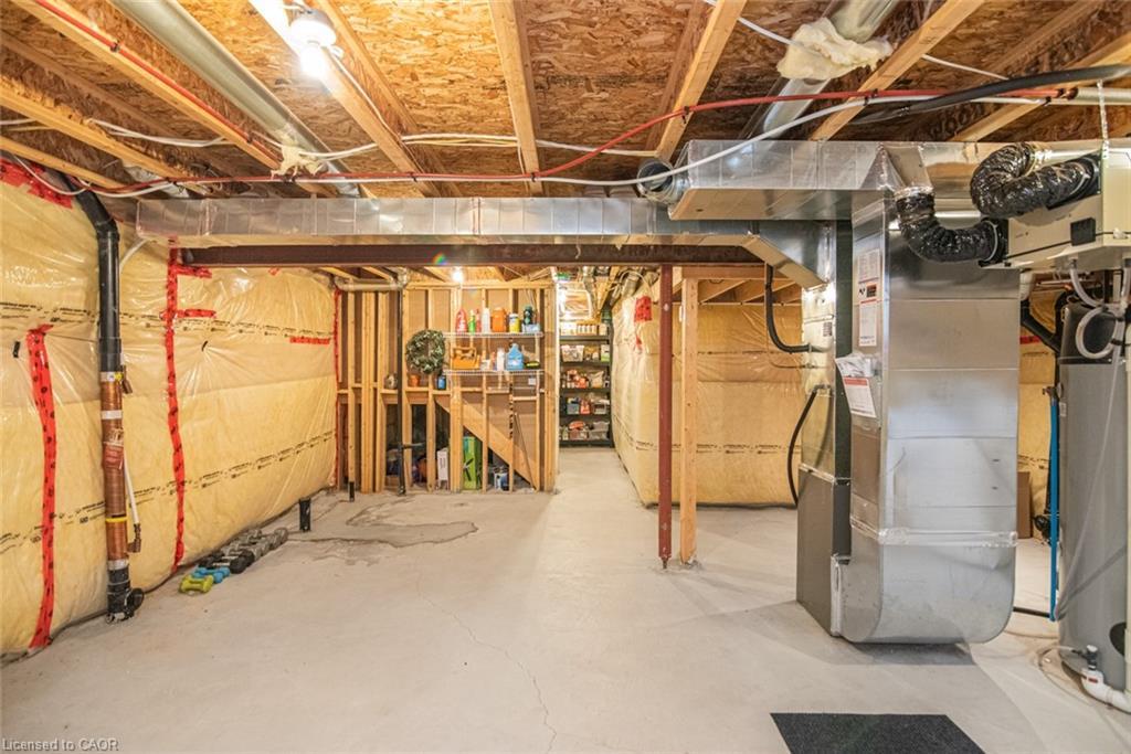 529 Bartleman Terrace, Milton, ON - Indoor Photo Showing Basement
