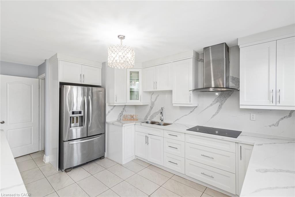 33 Alderney Avenue, Hamilton, ON - Indoor Photo Showing Kitchen With Double Sink