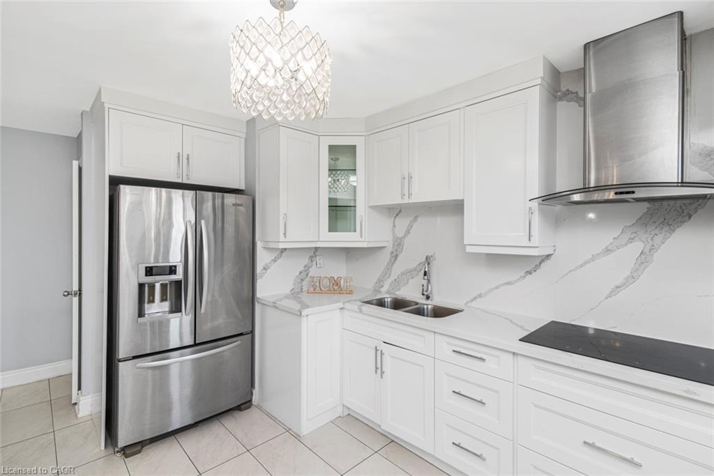 33 Alderney Avenue, Hamilton, ON - Indoor Photo Showing Kitchen With Double Sink