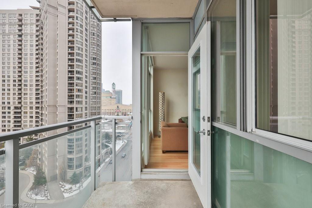 1111-225 Webb Drive, Mississauga, ON - Outdoor With Balcony