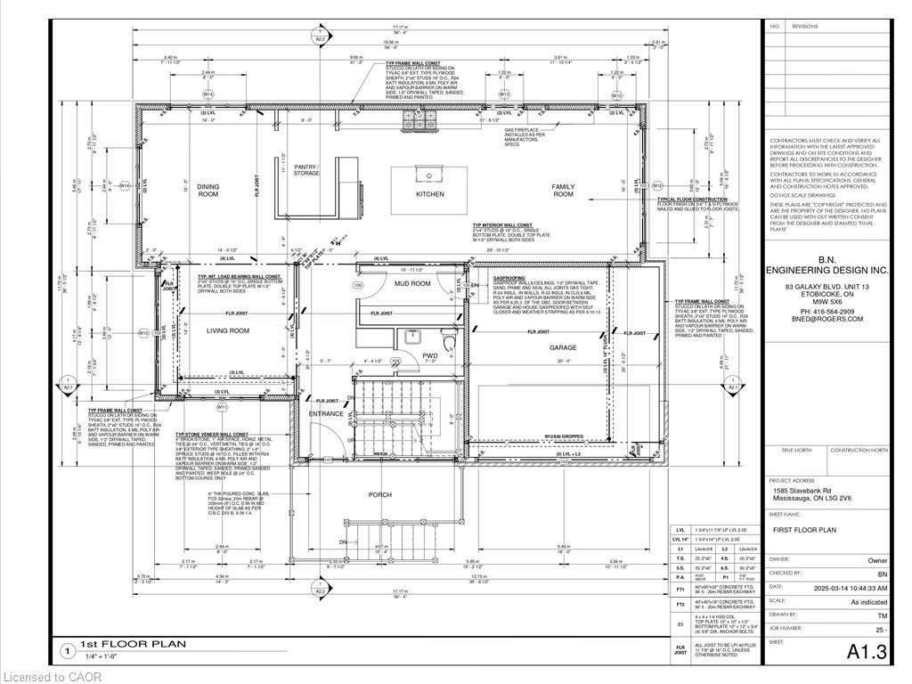 1585 Stavebank Road, Mississauga, ON