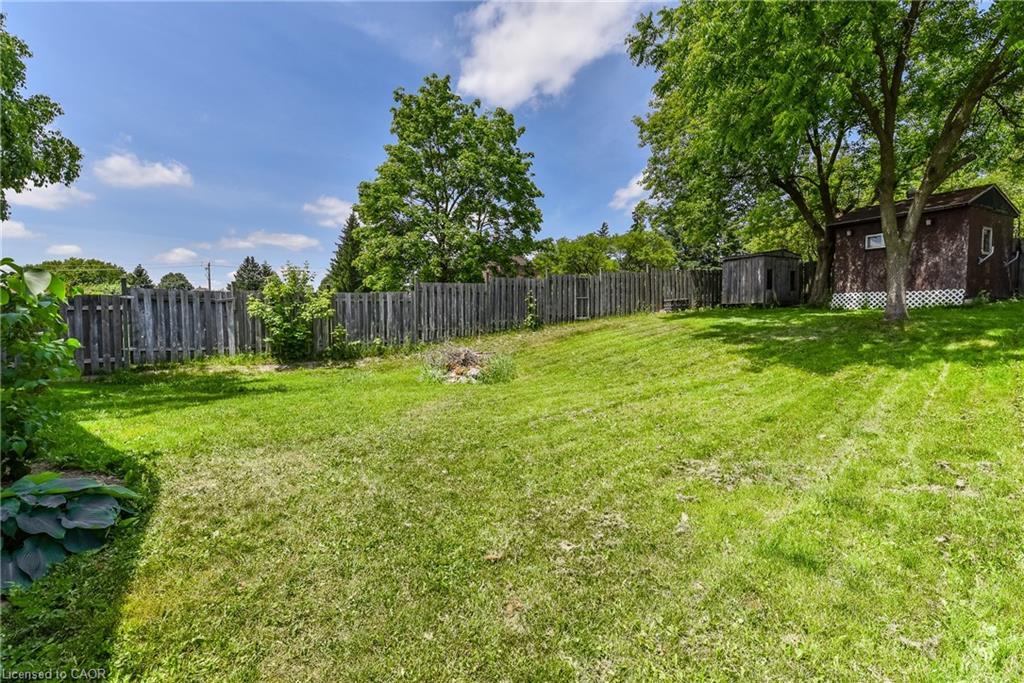 Lower-128 Carlyle Drive, Kitchener, ON - Outdoor With Backyard