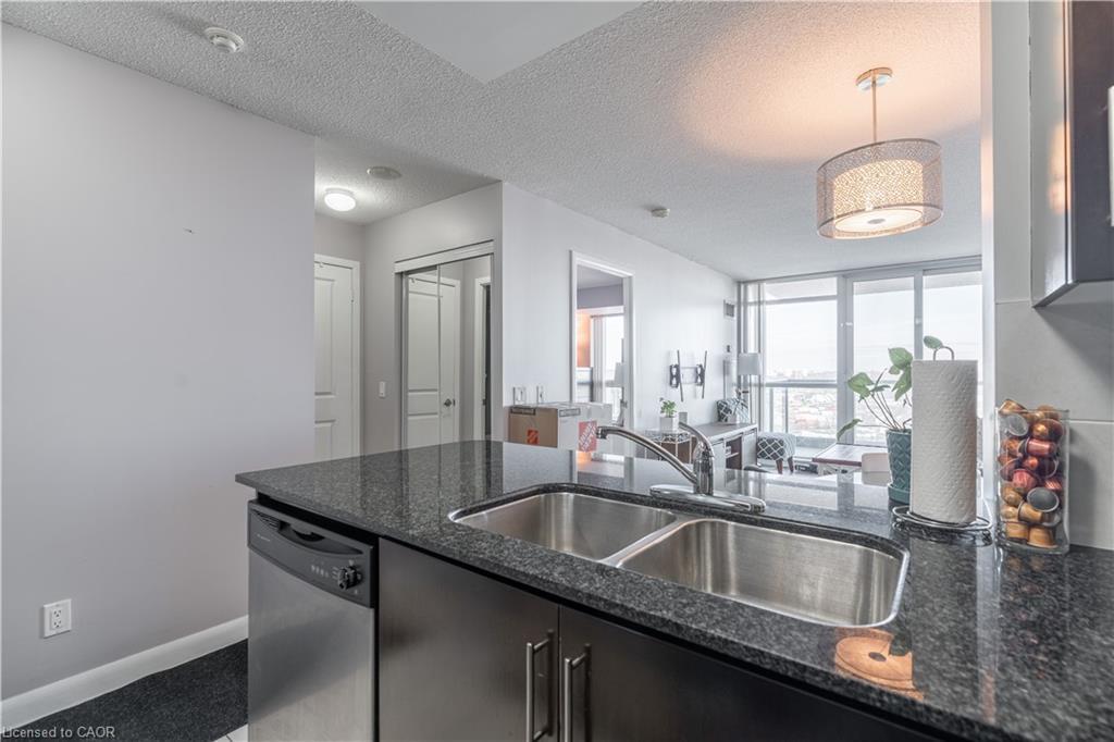 2903-225 Sherway Gardens Road, Toronto, ON - Indoor Photo Showing Kitchen With Double Sink