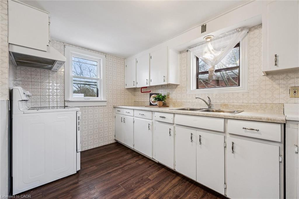 240 Paisley Street, Guelph, ON - Indoor Photo Showing Kitchen With Double Sink