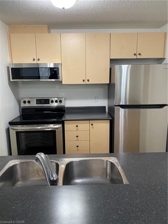 1C-45 Cedarhill Crescent, Kitchener, ON - Indoor Photo Showing Kitchen With Stainless Steel Kitchen With Double Sink