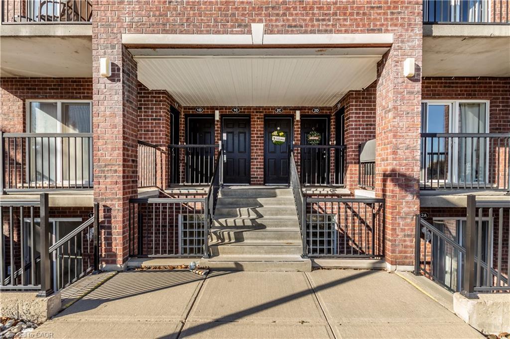 1C-45 Cedarhill Crescent, Kitchener, ON - Outdoor With Balcony