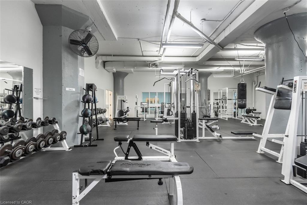 826-155 Dalhousie Street, Toronto, ON - Indoor Photo Showing Gym Room