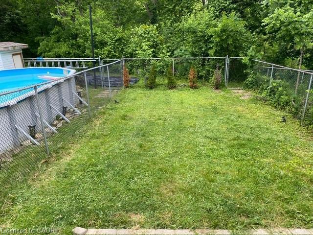 154 St Andrews Drive, Hamilton, ON - Outdoor With Above Ground Pool