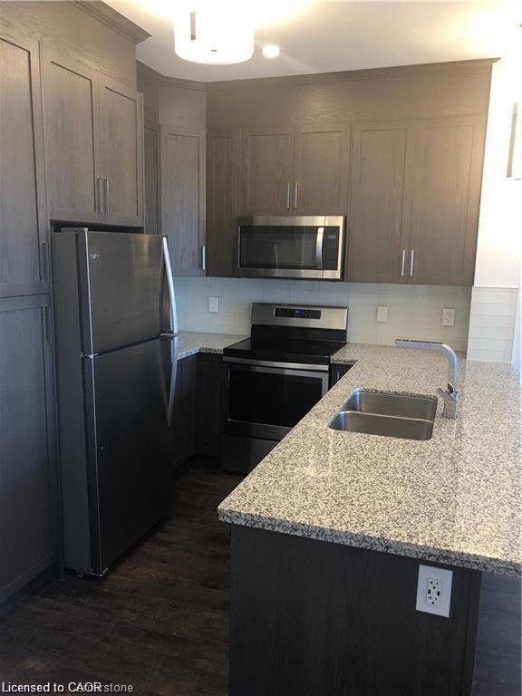 405-101 Locke Street S, Hamilton, ON - Indoor Photo Showing Kitchen With Double Sink With Upgraded Kitchen