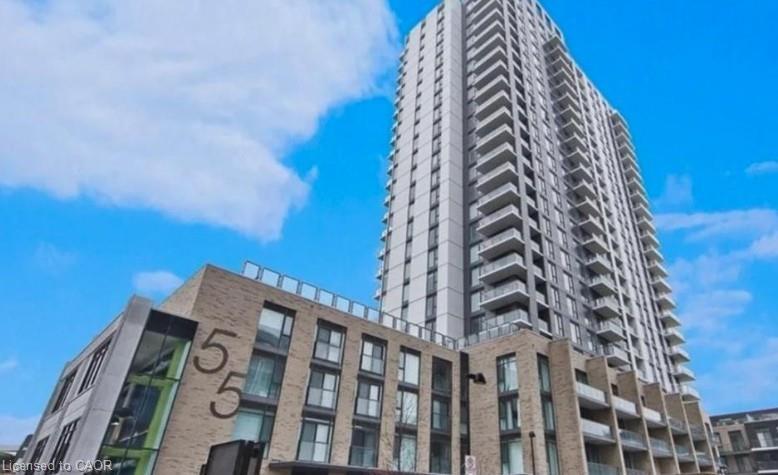 404-55 Duke Street W, Kitchener, ON - Outdoor With Facade