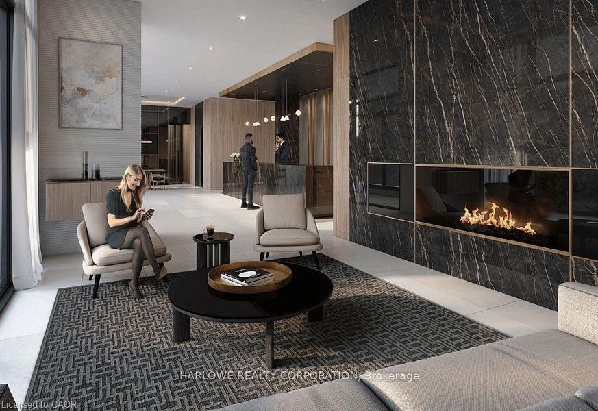 1009A-1606 Charles Street, Durham, ON - Indoor With Fireplace