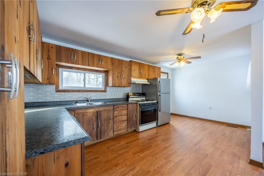110 Nelson Street E, Port Dover, ON - Indoor Photo Showing Kitchen With Double Sink