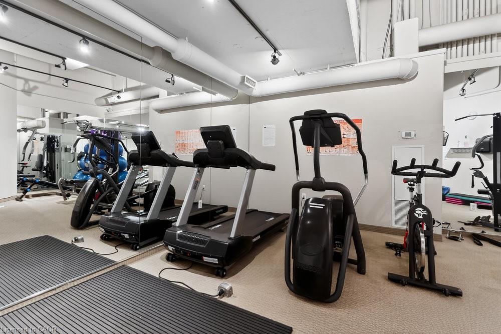 104-66 Bay Street S, Hamilton, ON - Indoor Photo Showing Gym Room