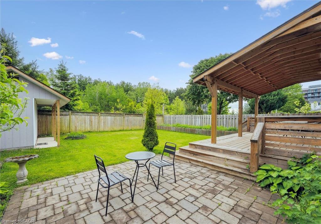 219 Elmira Road S, Guelph, ON - Outdoor With Deck Patio Veranda With Backyard