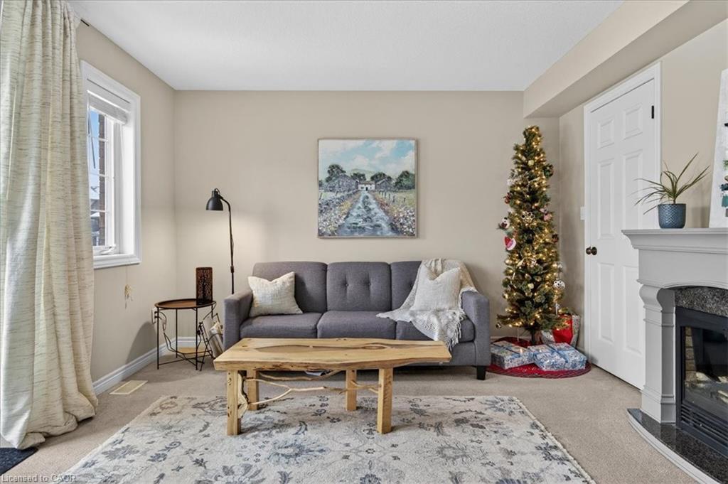 614B Woodlawn Road E, Guelph, ON - Indoor Photo Showing Living Room With Fireplace