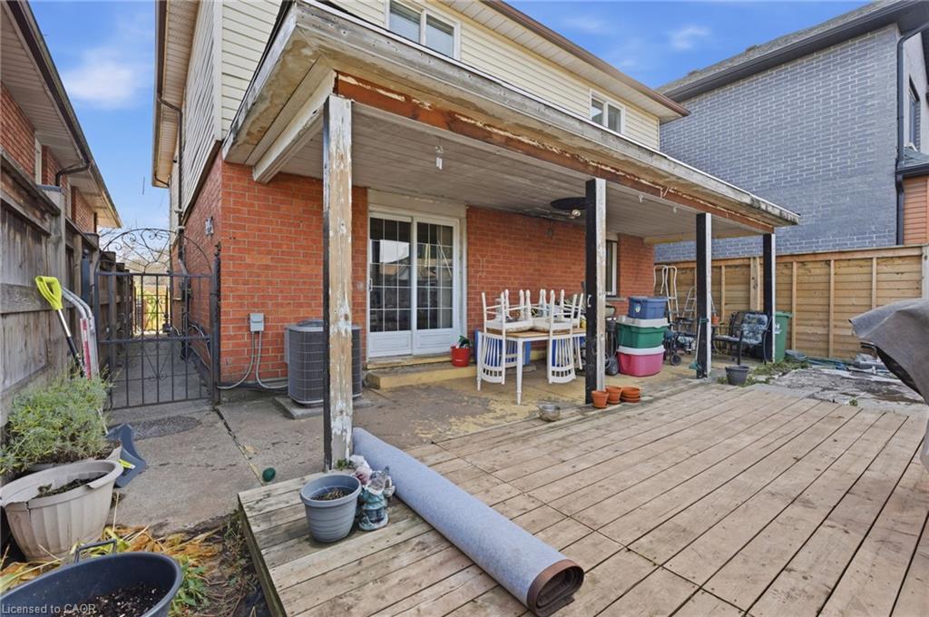 505 Wellington Street N, Hamilton, ON - Outdoor With Deck Patio Veranda With Exterior