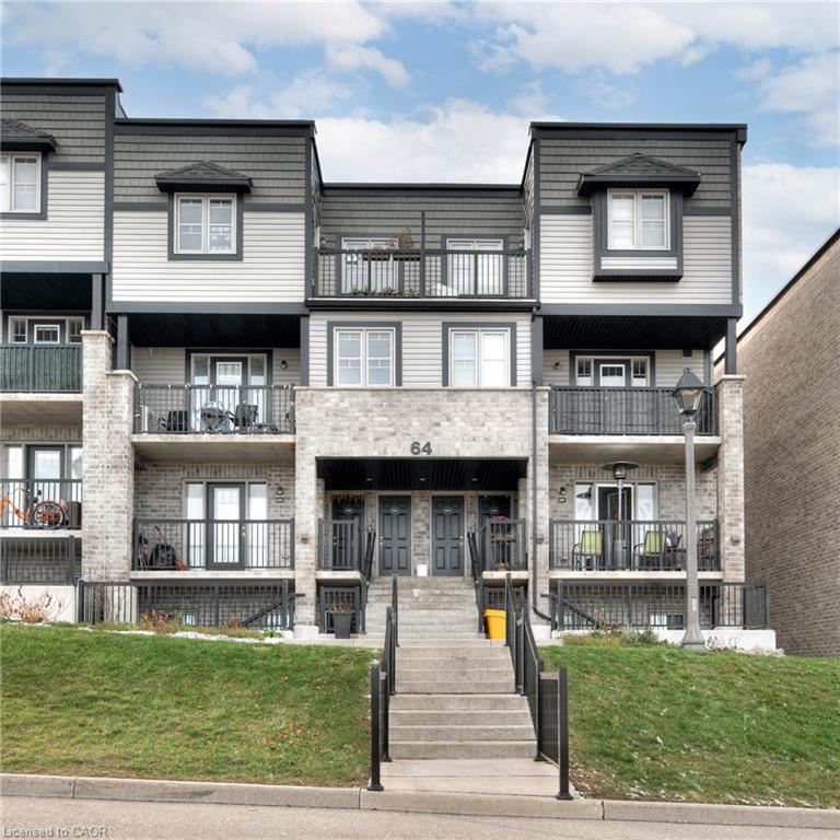 64D-1989 Ottawa Street S, Kitchener, ON - Outdoor With Balcony With Facade