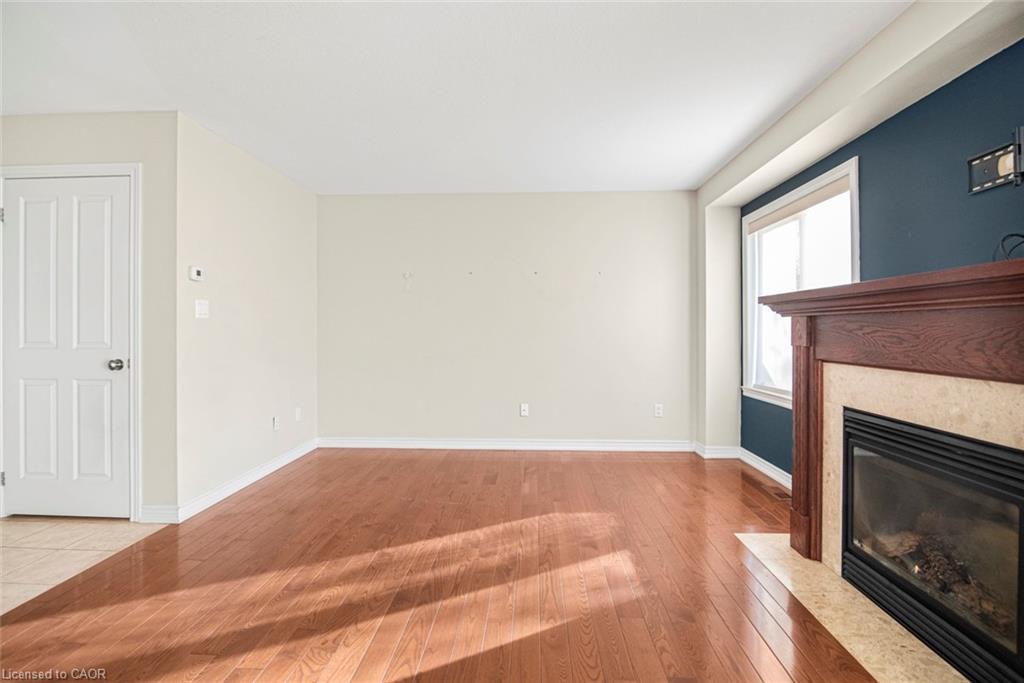 23-222 Fall Fair Way, Binbrook, ON - Indoor With Fireplace