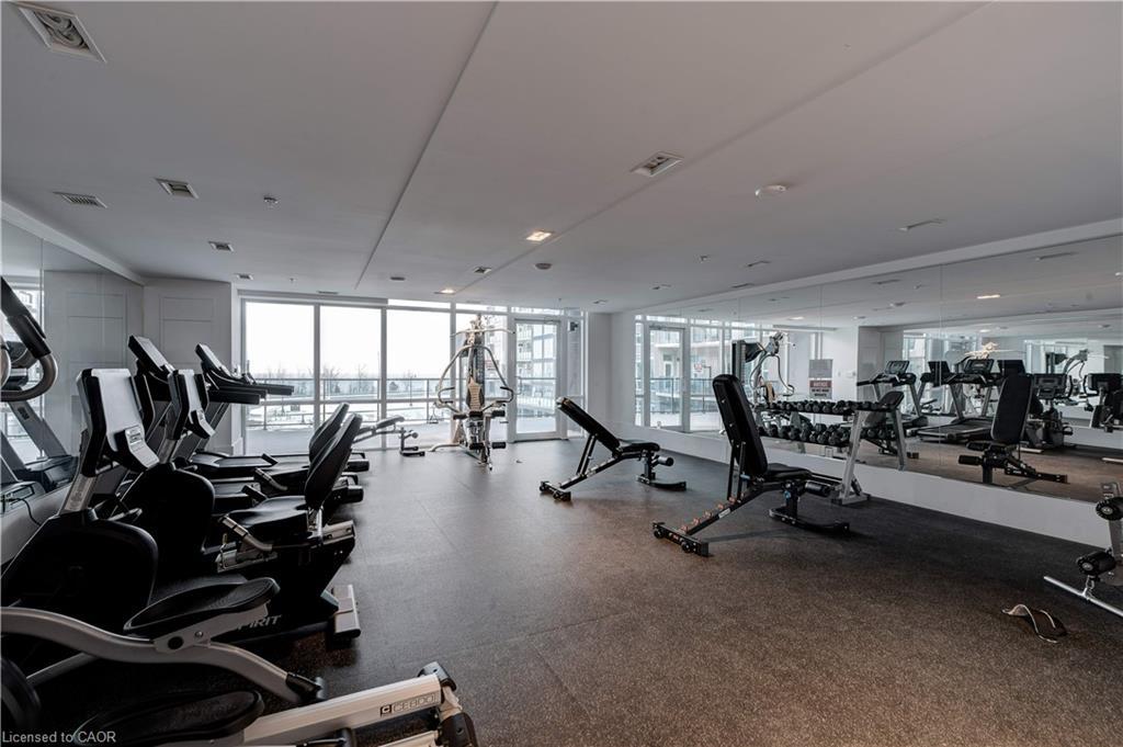 804-16 Concord Place, Grimsby, ON - Indoor Photo Showing Gym Room
