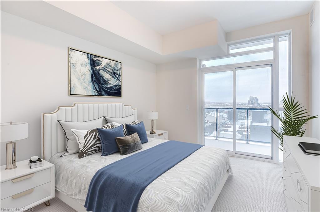 804-16 Concord Place, Grimsby, ON - Indoor Photo Showing Bedroom