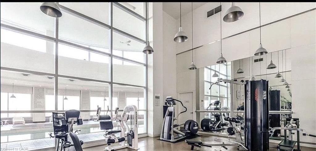 2306-36 Lee Centre Drive, Toronto, ON - Indoor Photo Showing Gym Room