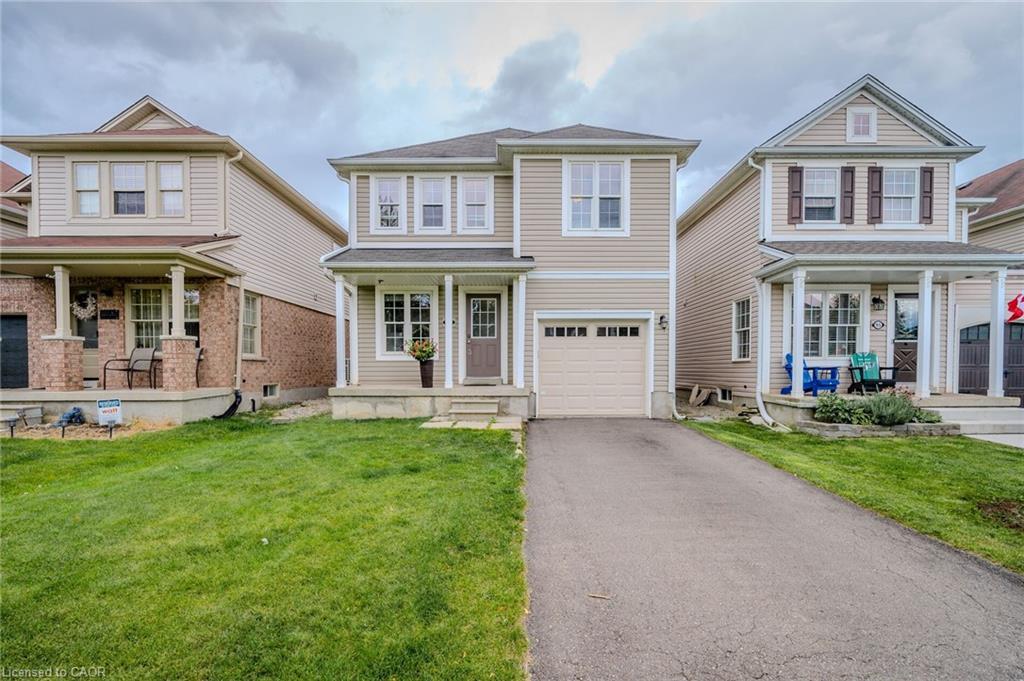 91 Powell Drive, Hamilton, ON - Outdoor With Deck Patio Veranda With Facade