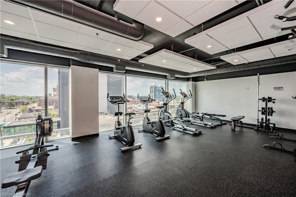 1606-60 Frederick Street, Kitchener, ON - Indoor Photo Showing Gym Room