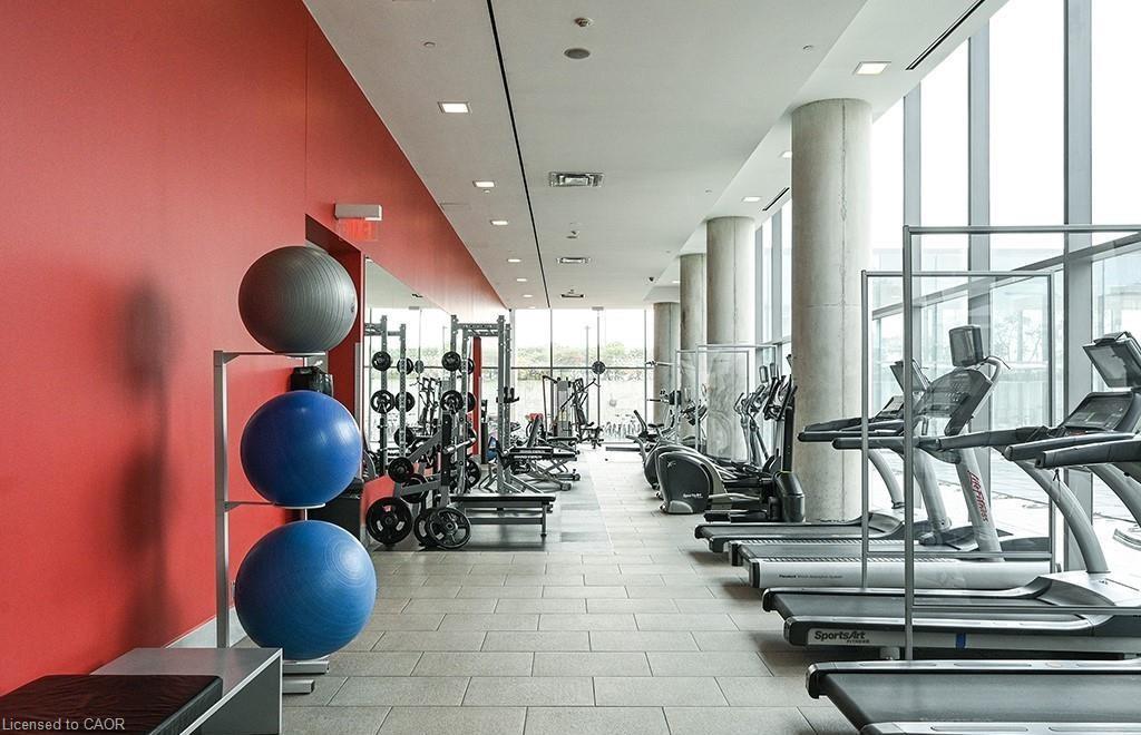 2206-105 The Queensway, Toronto, ON - Indoor Photo Showing Gym Room