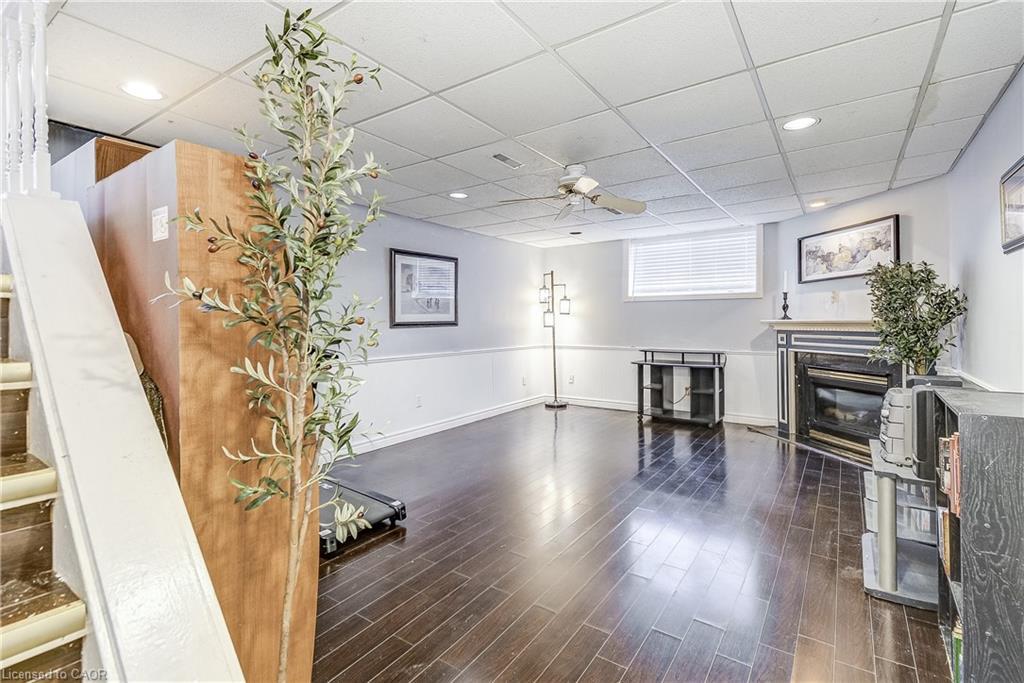 2145 Sandringham Drive, Burlington, ON - Indoor Photo Showing Other Room With Fireplace