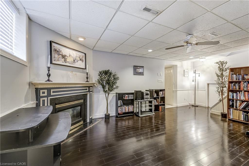 2145 Sandringham Drive, Burlington, ON - Indoor With Fireplace